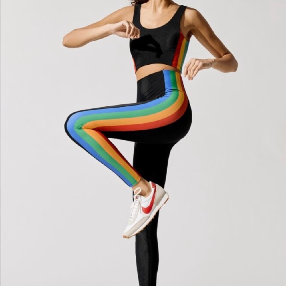 NWT Beach Riot Carbon 38 Rainbow Outfit Set